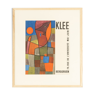 Affiche Paul klee, imprimé par mourlot