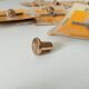 Antique furniture knob gilded with fine gold