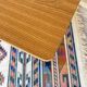 Petite table basse vintage en Formica - pieds Eiffel