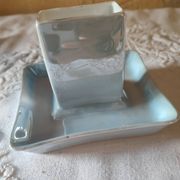 Cendrier Victoria China Czechoslovakia bleu nacré