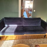 Georgio 3-seater sofa by HABITAT, midnight blue velvet