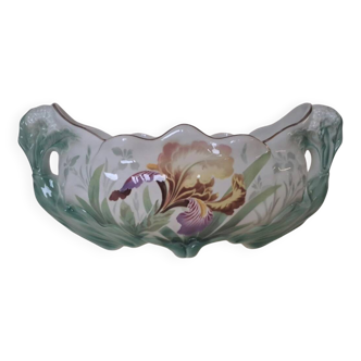 Large Keller and Guérin Lunéville earthenware planter