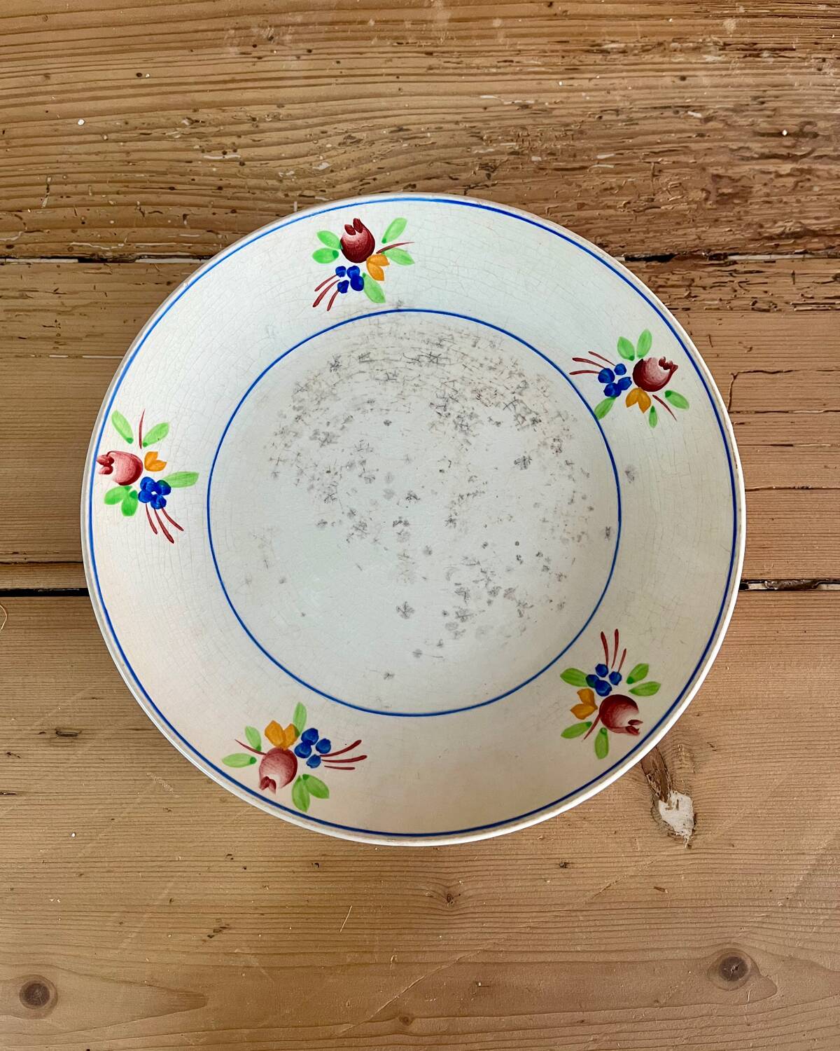 6 Gien Nice iron earth dessert plates