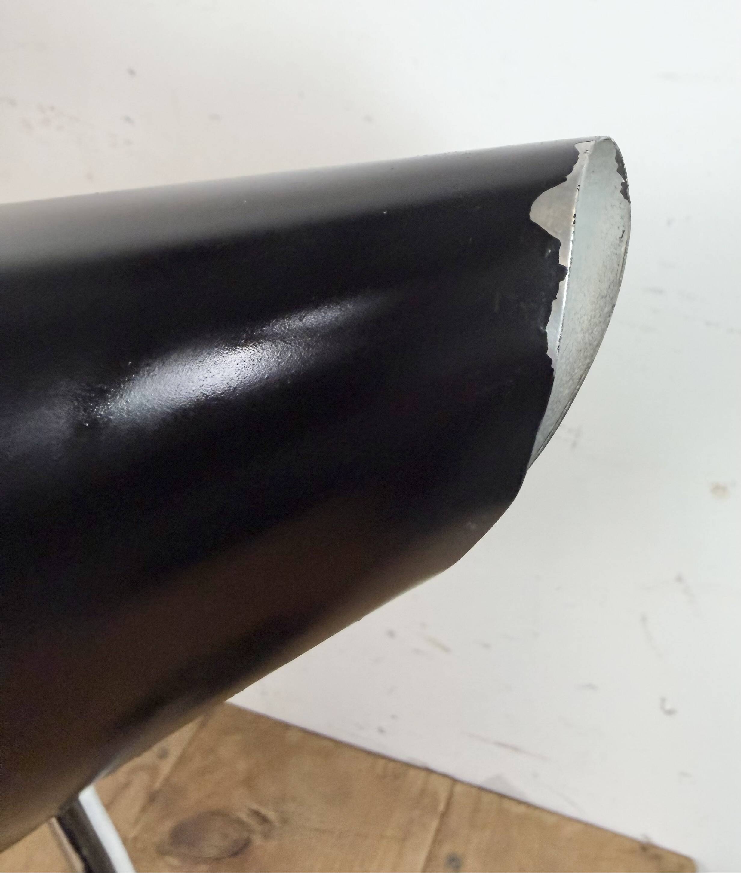 Vintage Black Table Lamp by Josef Hůrka for Napako, 1960s