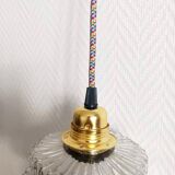 Vintage lamp and coloured wire