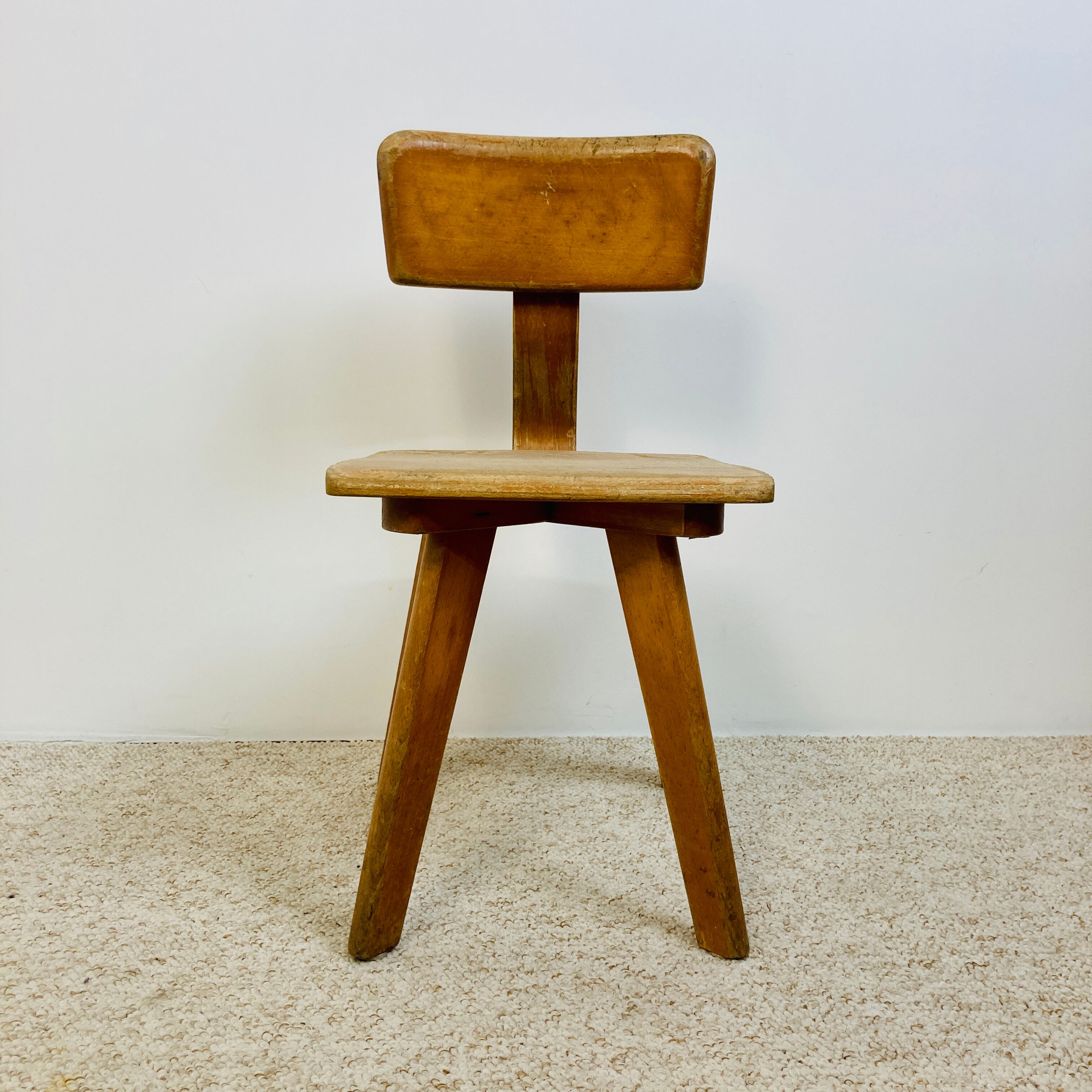 Children's chair, wooden, 70s