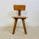 Children's chair, wooden, 70s