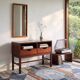 Mahogany Hall Table by Severin Hansen, Denmark, 1950s