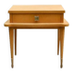 Table de chevet vintage 1950 bois clair