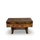 Italian burl walnut art deco console table, 1930s.