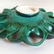 Fruit bowl or woven ceramic pocket tray signed Ceramid 1960s Diameter 32.3 m