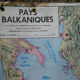Vintage MDI "Country Balkaniques Poland - Czechoslovakia" school map