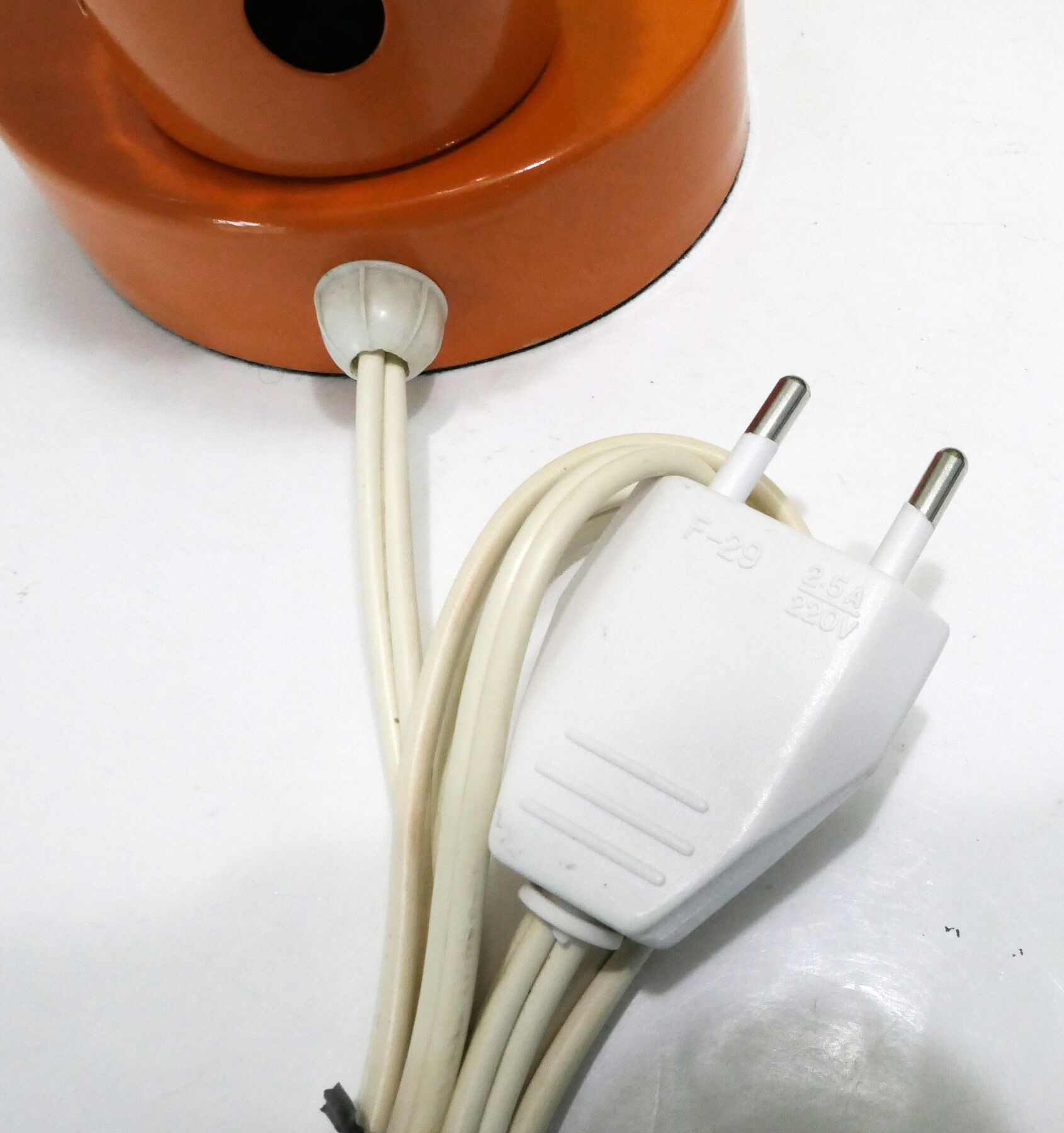 Lampe de table années 1960 orange