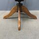 Antique American oak office chair with armrests 1920s