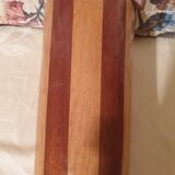 Beautiful pair of segmented wood design vases