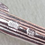 6 cuillères en métal argenté