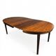 Scandinavian extendable table in rosewood from the 1960s.