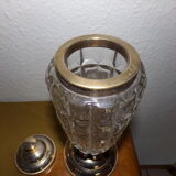 Vase urne  ancien en verre art déco
