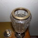 Old urn vase in art deco glass