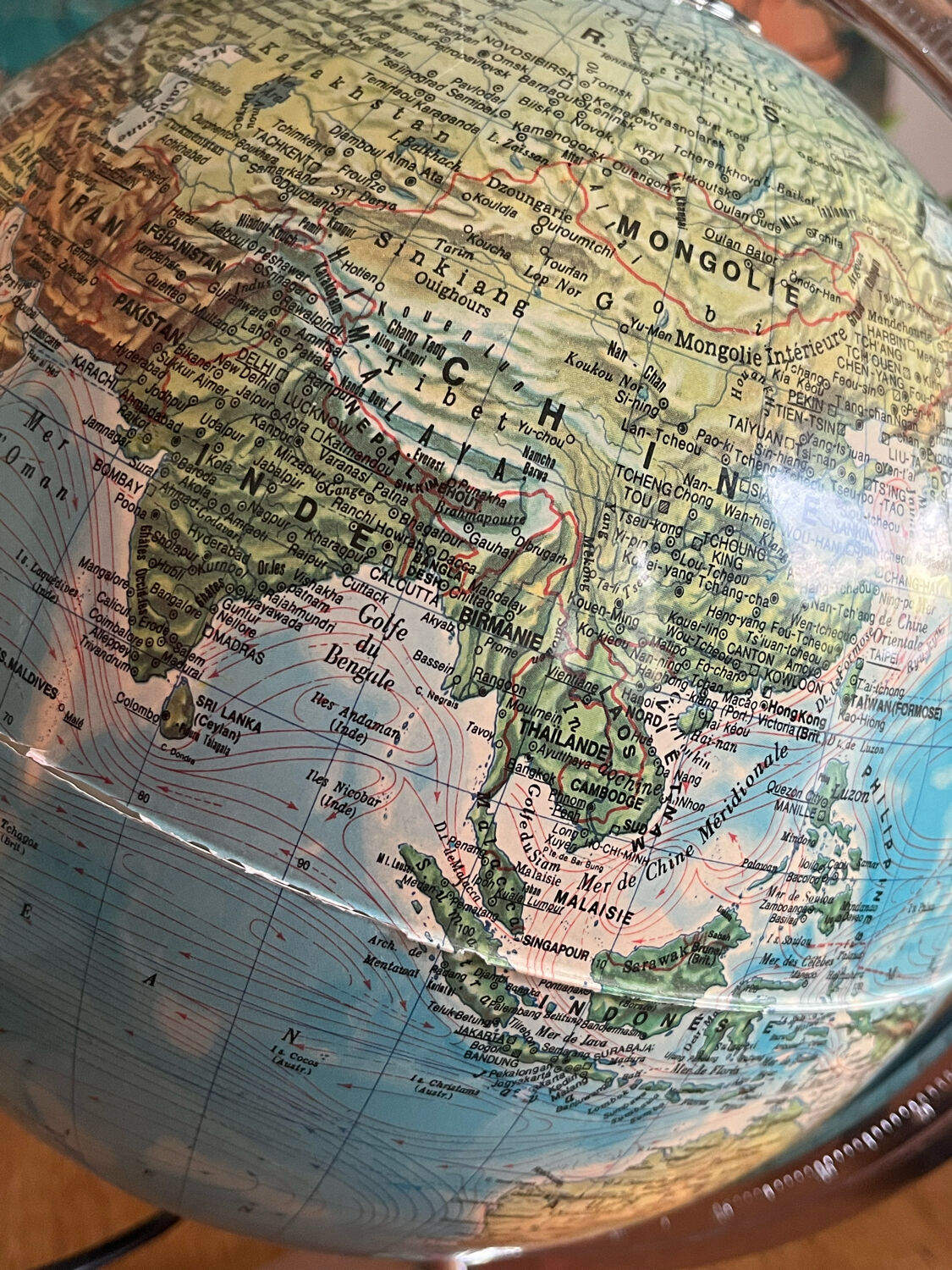 Vintage globe