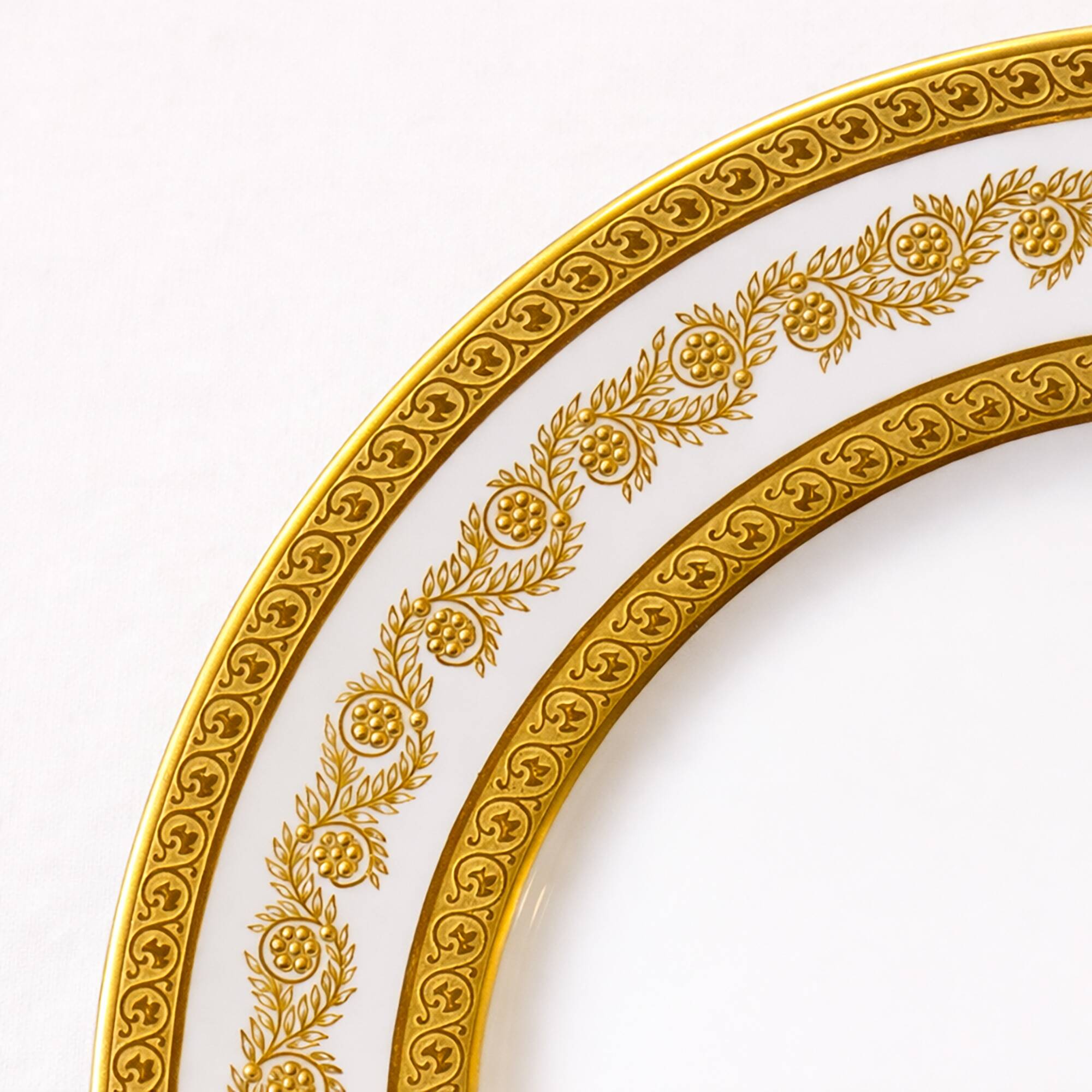 6 antique Limoges porcelain plates – Wm Guérin & Co