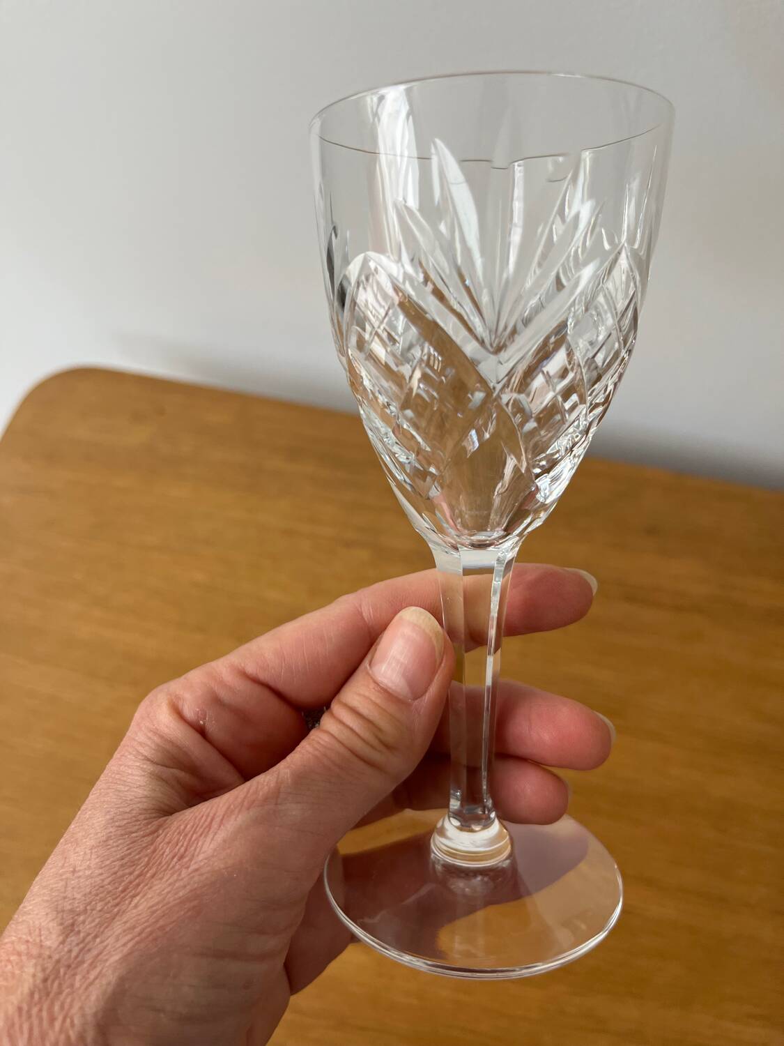 St Louis Chantilly wine glass