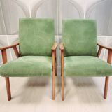 Two vintage armchairs