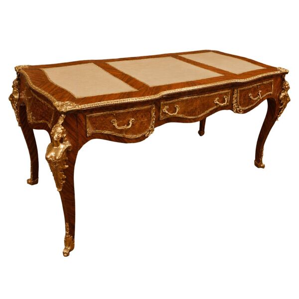 Grand bureau plat de style Louis XV