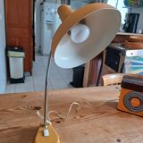 Vintage 60s Lamp Orange Metal