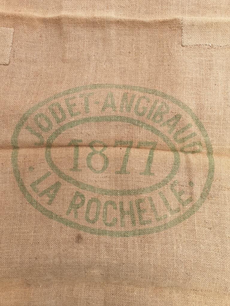 Ancient canvas bag