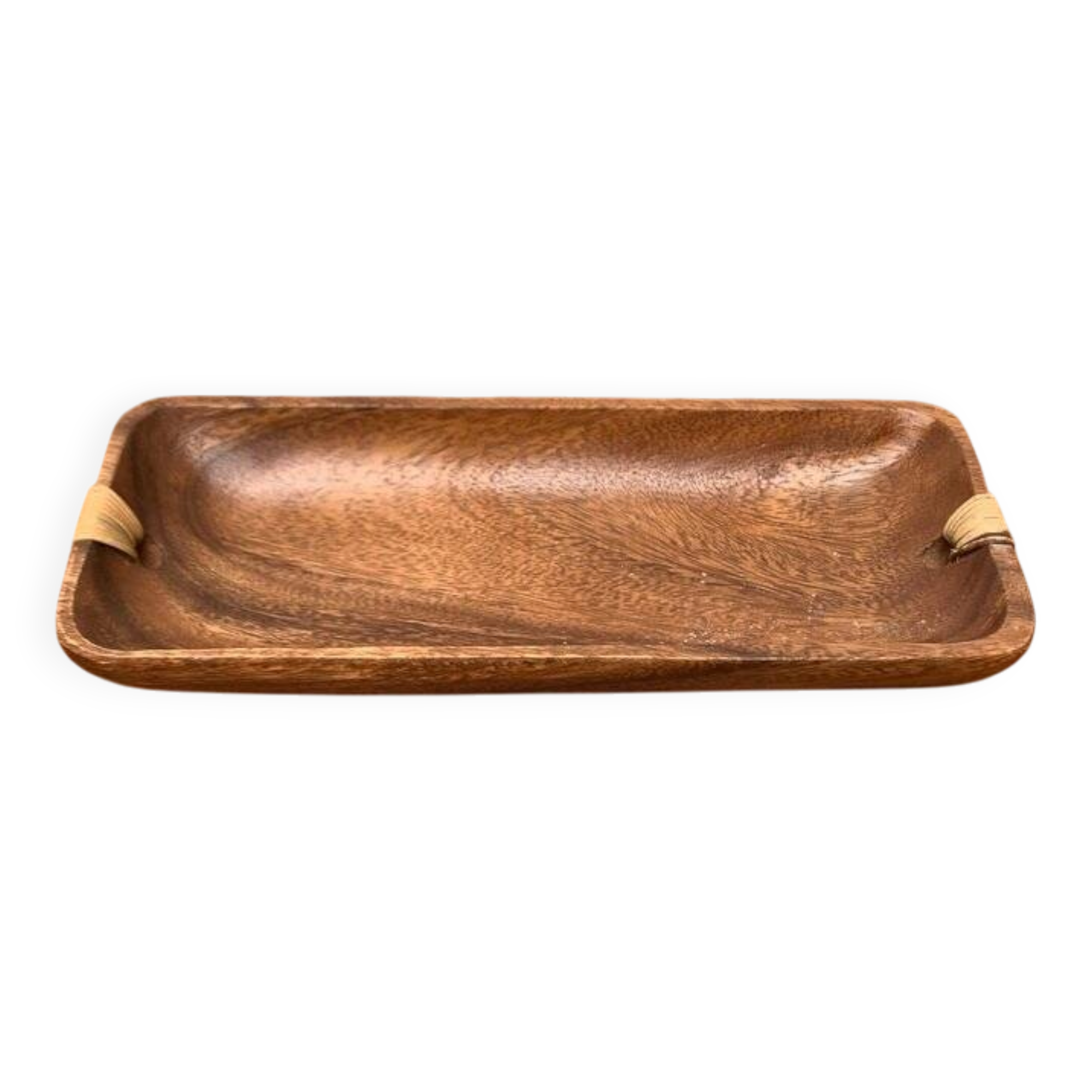 Teak bowl from the mid-century, 1960s.