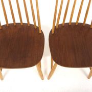 Set de 2 chaises scandinave "Pinnstol" en hêtre, Suède, 1960
