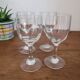 Set of 4 small wine glasses
