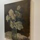 Huile sur toile bouquet de fleurs XXe siècle