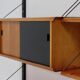 Rare Scandinavian Wall Mounted Plywood Shelving Unit 1950s