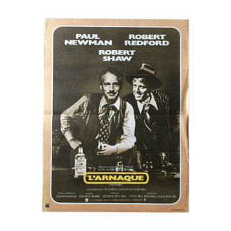 Movie poster "L'Arnaque" Robert Redford, Paul Newman 40 x 60 cm 1973