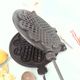 Antique Waffle Maker. French Cast Iron Waffle Pan.