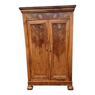 Louis Philippe Walnut Wardrobe 19th Century