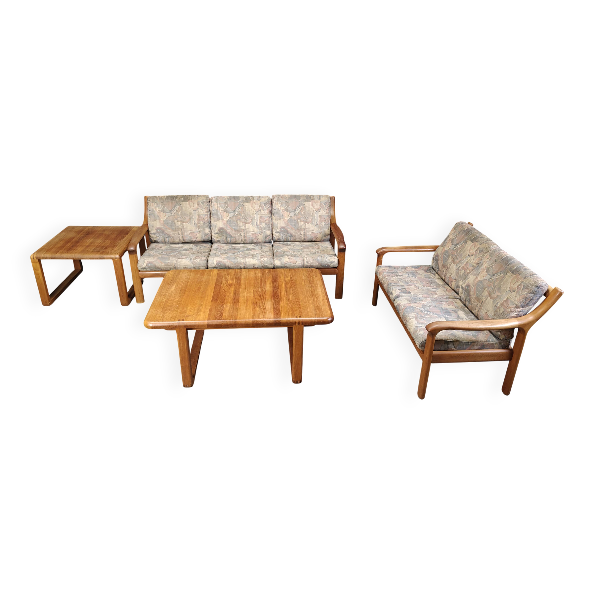 Mid century scandinavian sofa set, 1970s