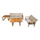Mid century scandinavian sofa set, 1970s