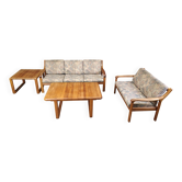 Mid century scandinavian sofa set, 1970s