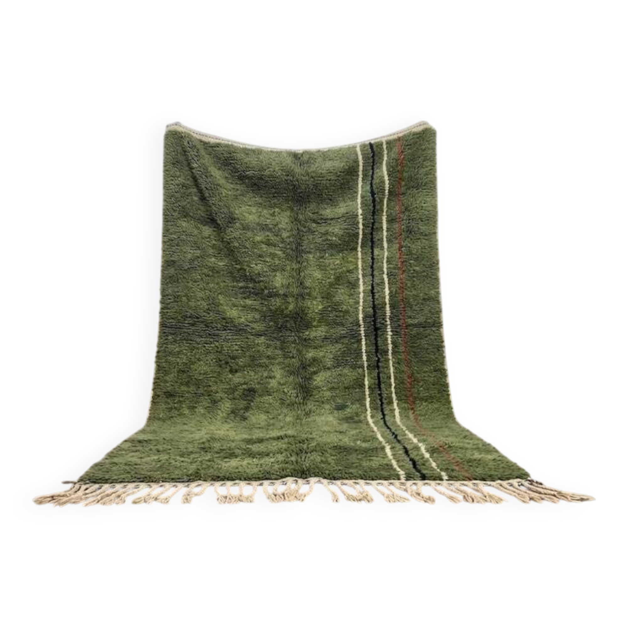 Custom Green Moroccan Carpet 200cmx300cm
