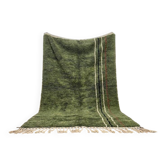 Tapis marocain vert sur mesure 200cmx300cm