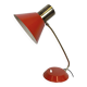 Lampe de table rouge vintage, années 1970