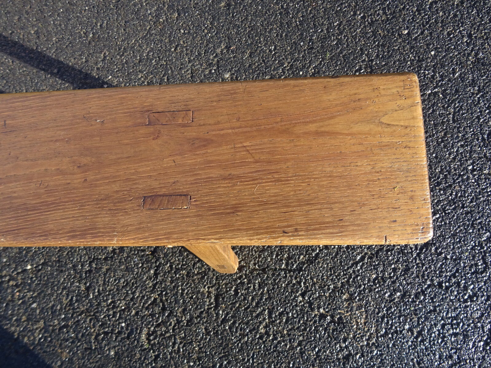 Oak bench 2m42