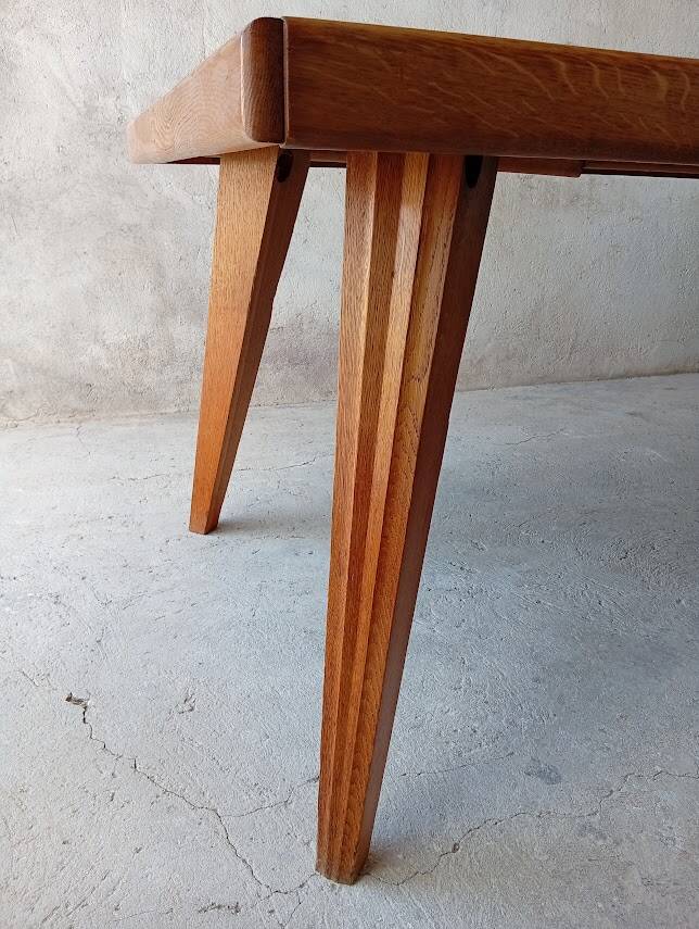 Checkerboard table 1960s Compass legs