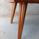 Checkerboard table 1960s Compass legs