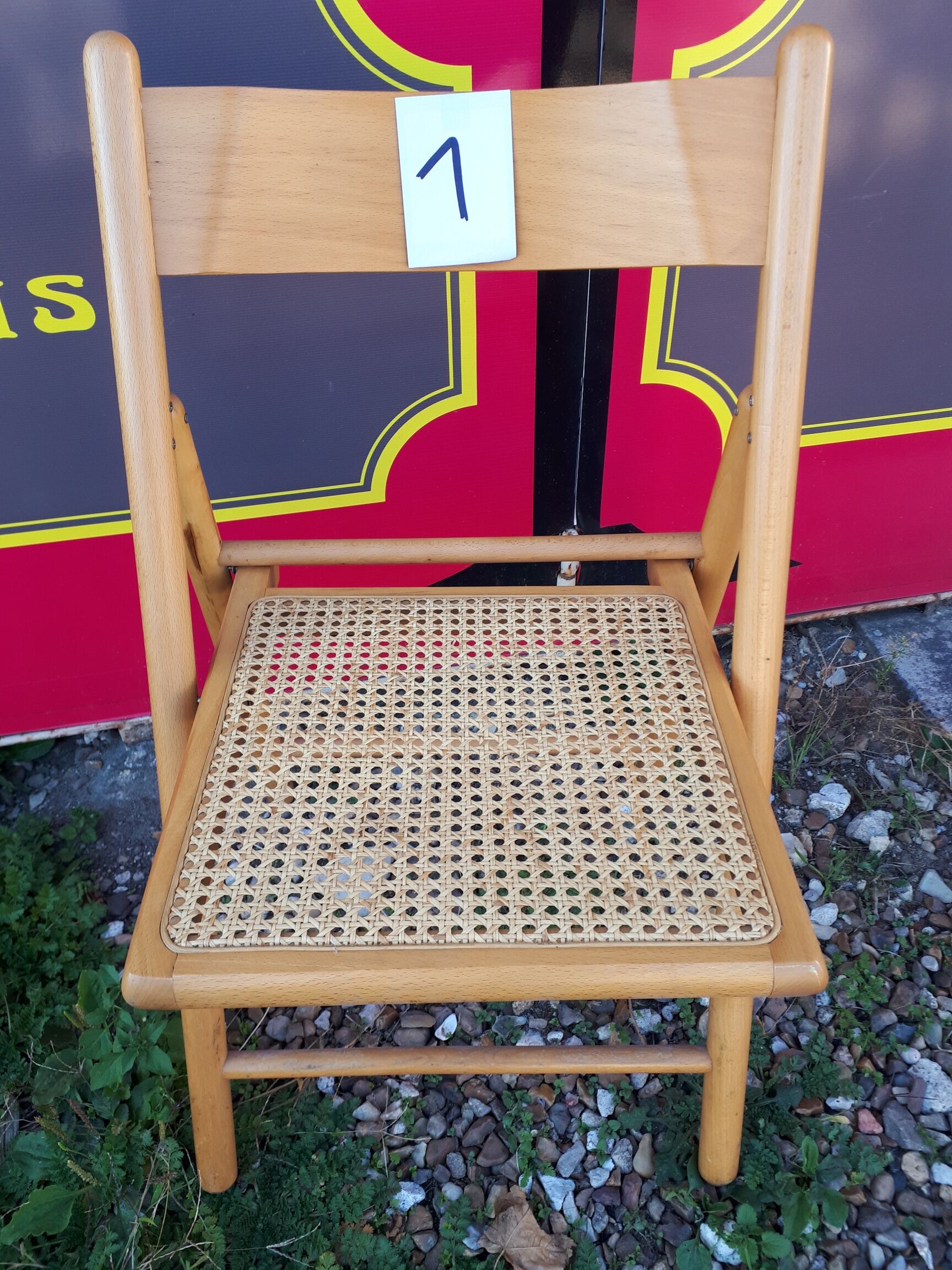 FOLDING CHAIRS CANNEES X 4