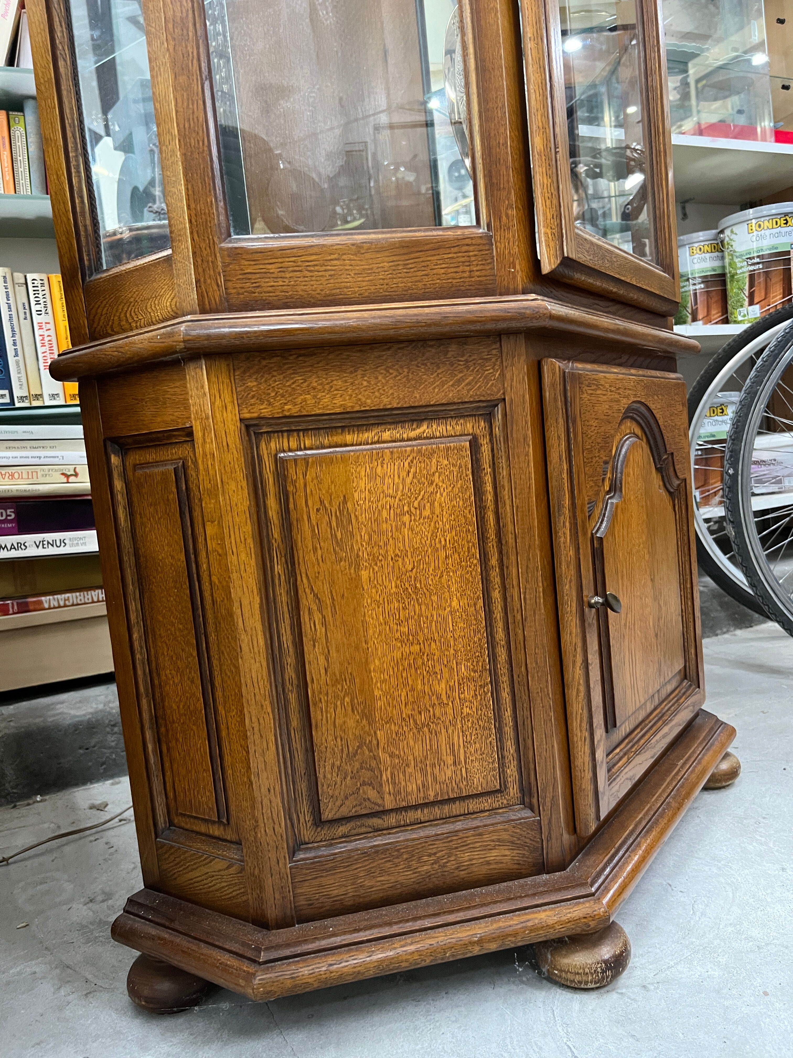 Artisanal Comtoise oak clock
