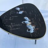Table basse triangulaire années 50-60